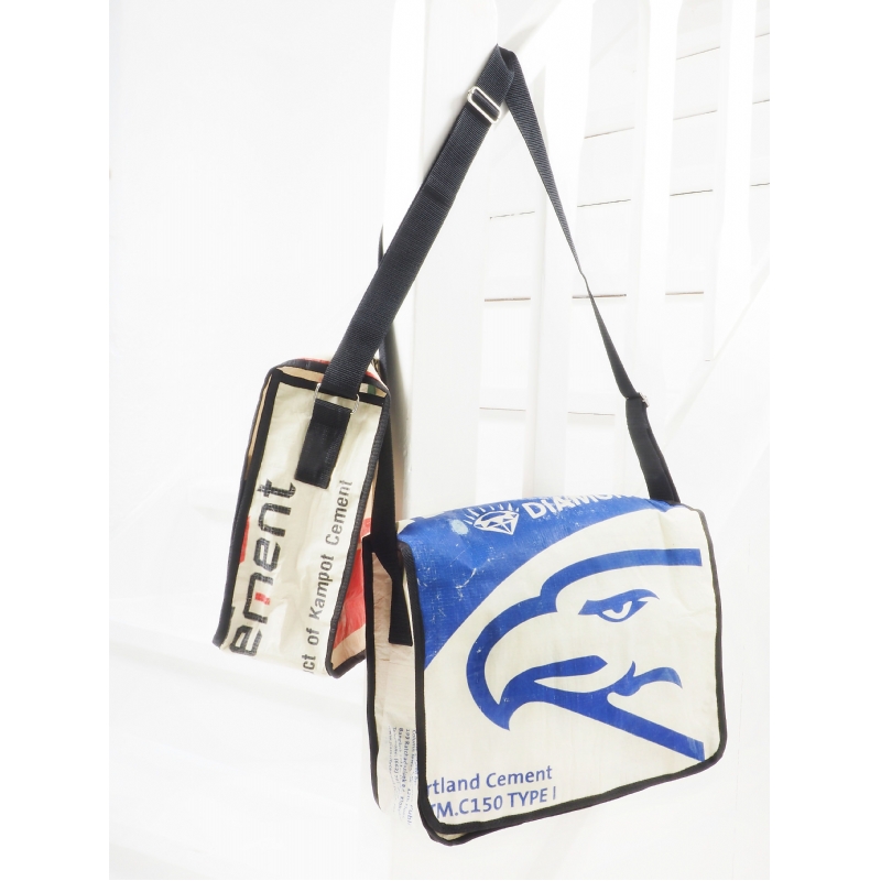 Sac bandoulière Fair Trade "Eagle" comme cadeaux d’affaires (54710050)