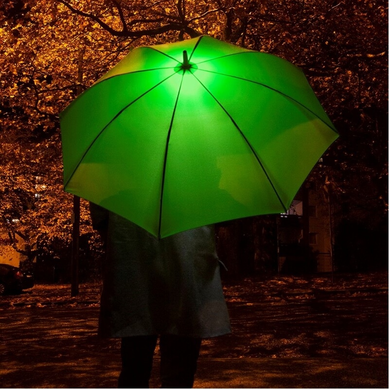 Paraplu met verlichting relatiegeschenken (12410056)