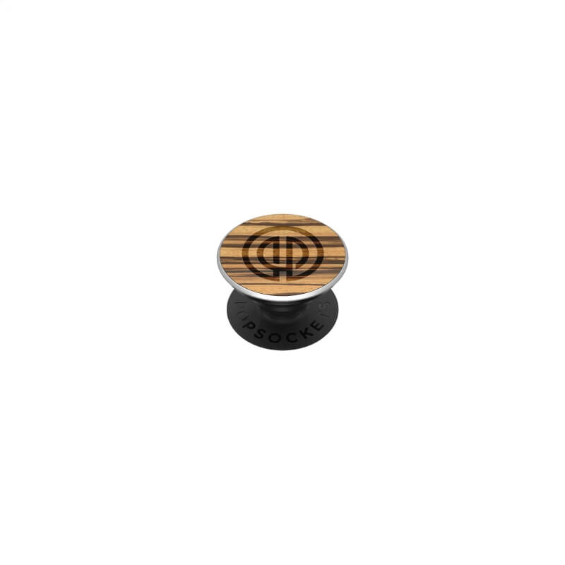 PopSockets® Houten telefoonhouder als relatiegeschenken (56710031)